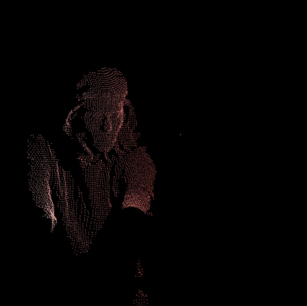 kinect point cloud selfie