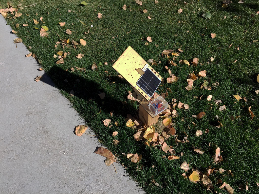 Solar Tracker in Grass